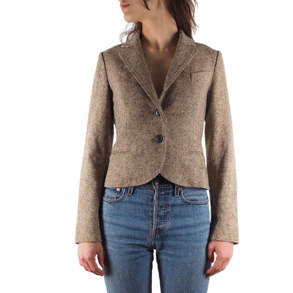 SOLDSOLDSOLDVintage Chloé wool cropped sports jacket blazer fr36 small